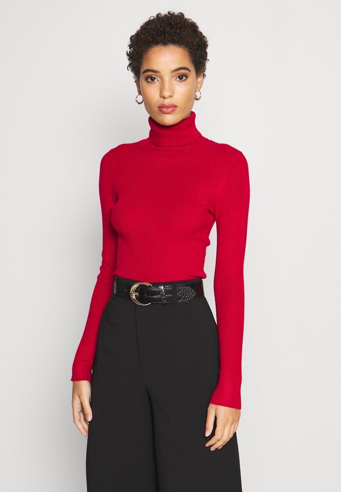 Pulls Anna Field TURTLE NECK Rouge Femme | UBA-9906444